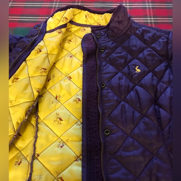 Joules Jacket Quilted Purple - Picture 1 of 12